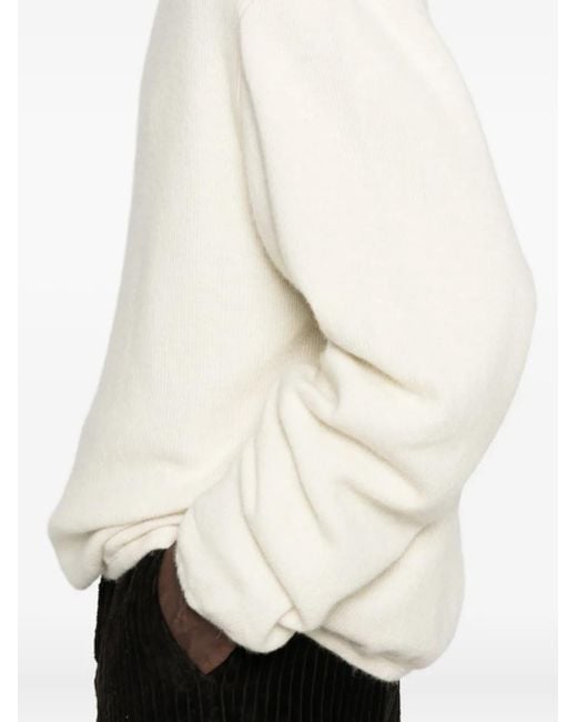 1989 STUDIO Klassischer Pullover in White für Herren