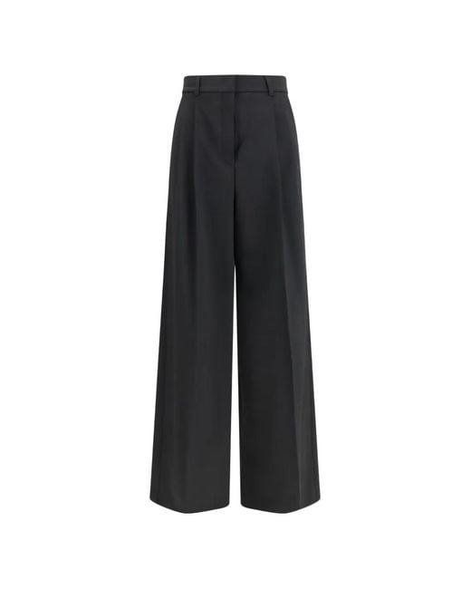 Weekend by Maxmara Black Wide-Leg Trousers