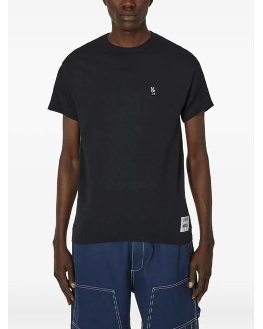 Undercover Black Graphic-Print Logo T-Shirt for men