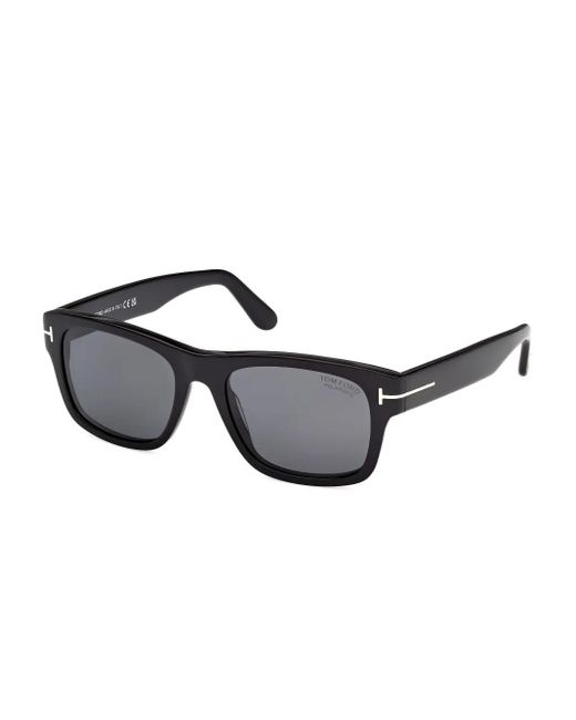 Tom Ford Black Rectangle-Frame Sunglasses for men