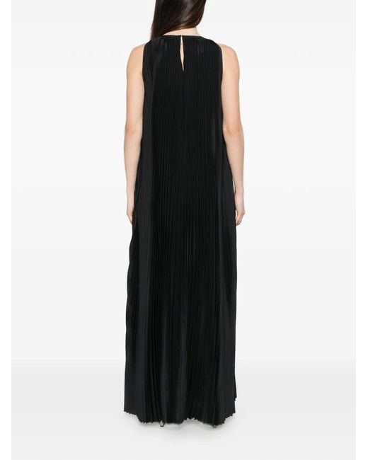 Joseph Black Irregular Pleats Dress
