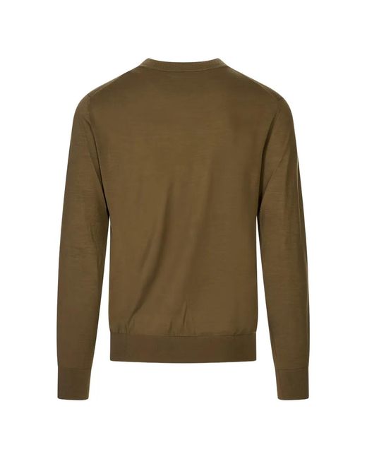 Montecore Green Crew-Neck Sweater for men