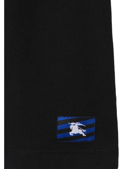 Burberry T-Shirt mit Equestrian Knight-Patch in Black für Herren
