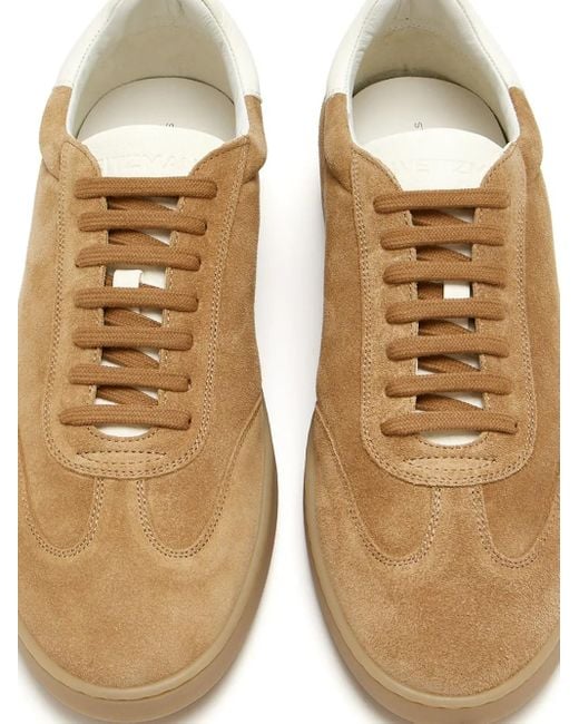 Stuart Weitzman Sneakers Aus Wildleder in Brown für Herren