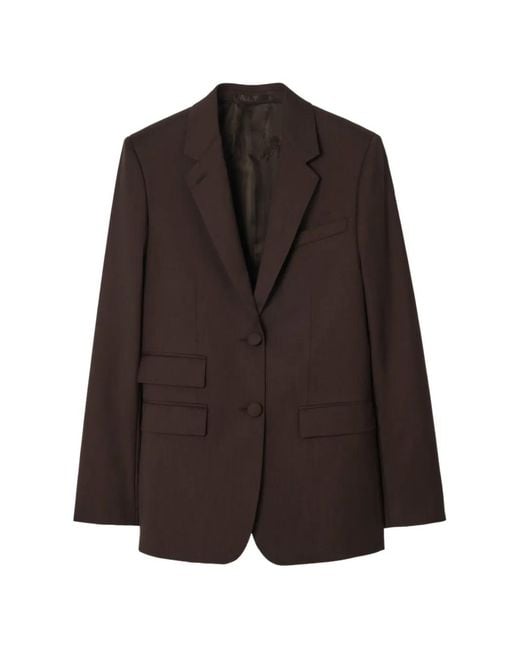 Burberry Wollen Colbert in het Brown