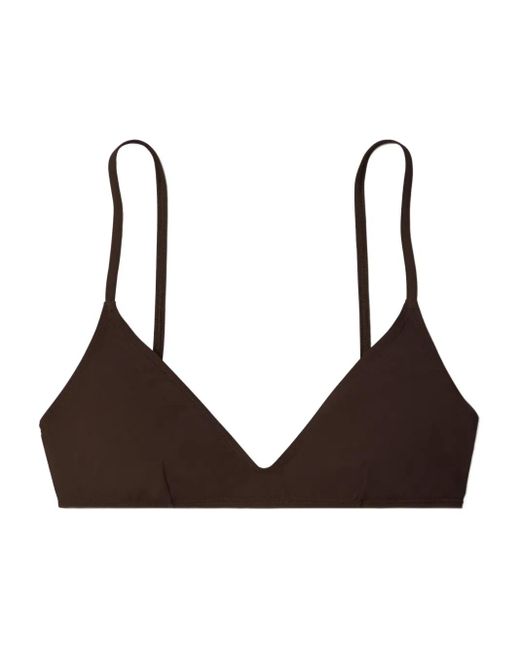 Tory Burch Brown Triangle Cup Bralette