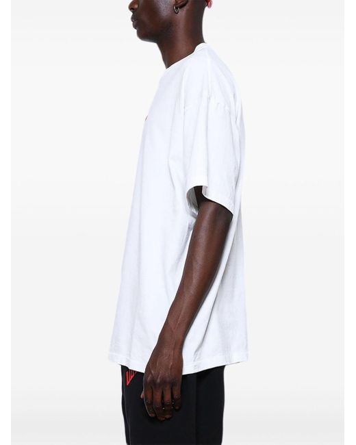 メンズ SAINT Mxxxxxx ロゴ Tシャツ White