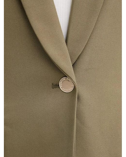 Morgan Green Shawl-Lapel Single-Breasted Blazer