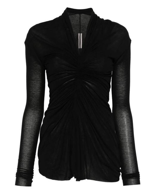 Rick Owens Black Radiance Ls Top