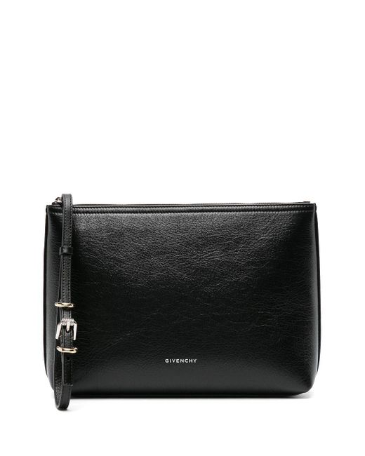 Givenchy Black Voyou Leather Pouch
