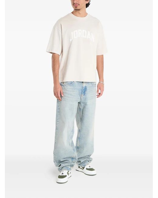 Nike White Flight Essentials Logo-Print T-Shirt for men