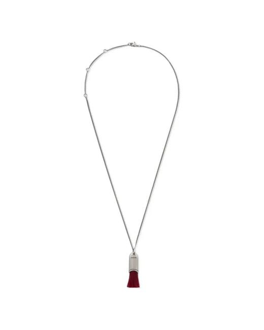 Lemaire White Nano Personal Brush Adjustable Necklace