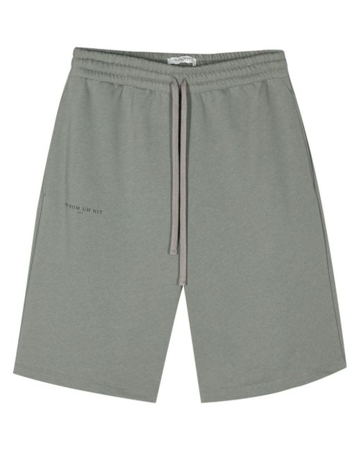 Pantalones cortos de chándal con logo Ih Nom Uh Nit de hombre de color Gray