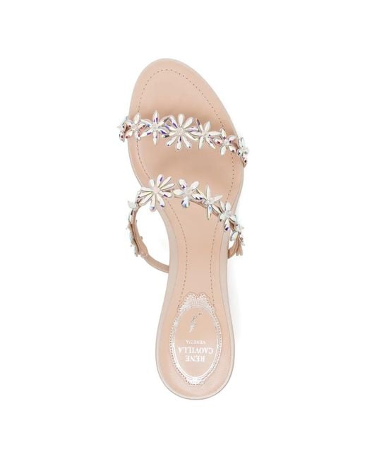 Rene Caovilla White 50Mm Eva Sandals