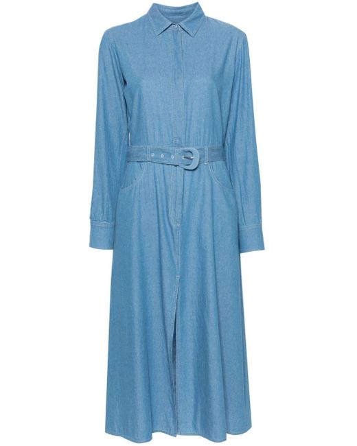 Robe à taille ceinturée Manuel Ritz en coloris Blue