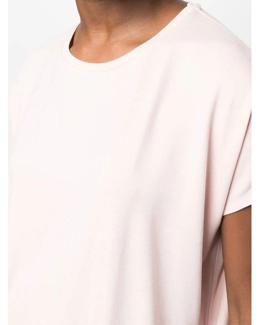 Majestic Filatures Pink Boxy Round-Neck T-Shirt