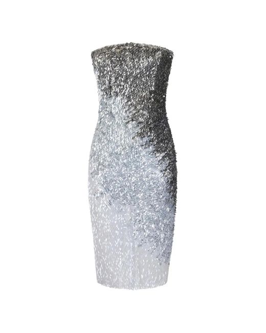 Elisabetta Franchi Gray Dress