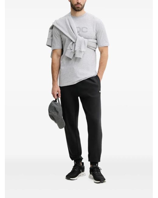 Poc Gray Logo-Print Hoodie for men
