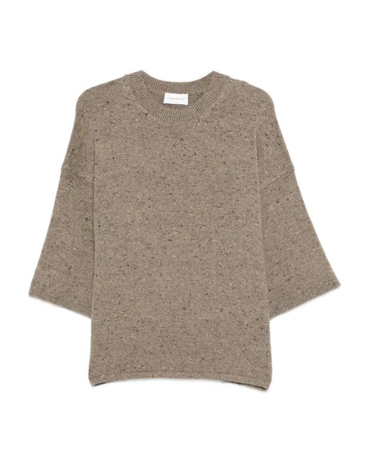 Christian Wijnants Natural Crew-Neck Sweater