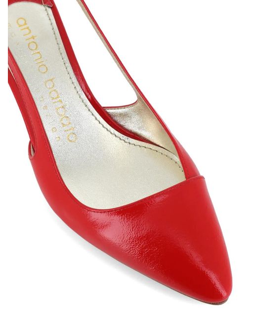 Zapatos De Tacón Con Tira En La Parte Posterior Antonio Barbato Maestri Veneziani de color Red