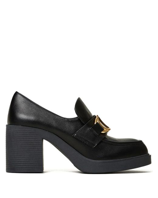 Twinset Black 80Mm Oval T Pumps