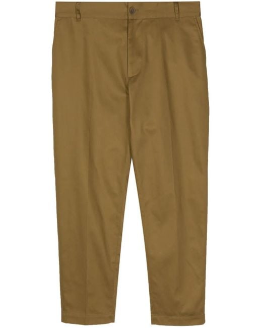 Maison Kitsuné Natural Straight-Leg Gabardine Chinos for men