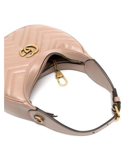 Gucci Pink Mini GG Marmont Shoulder Bag