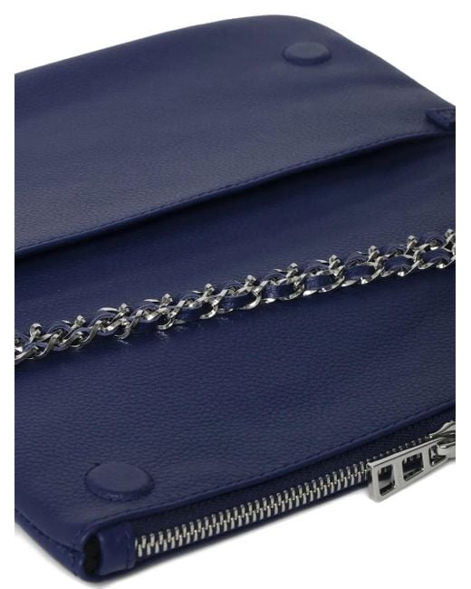 Zadig & Voltaire Blue Rock Clutch Bag