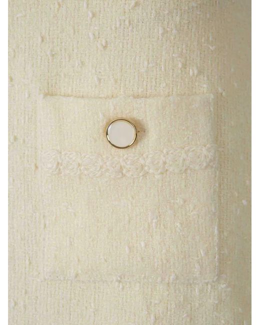 Jonathan Simkhai Natural Jupe En Tweed