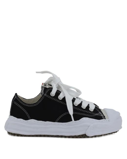 Maison Mihara Yasuhiro Black Sneakers aus Baumwolle