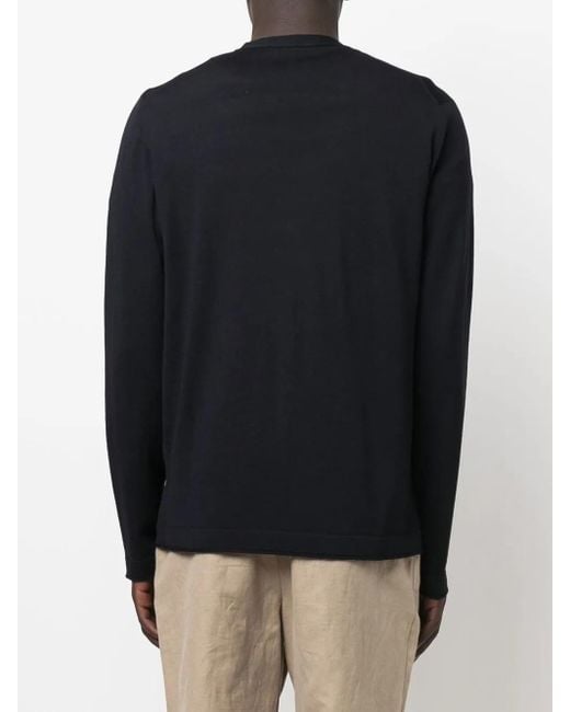 Cardigan Con Scollo A V di GOES BOTANICAL in Blue da Uomo