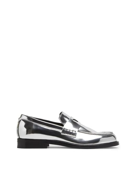 Gcds White Wirdo Mirrored-Effect Loafers