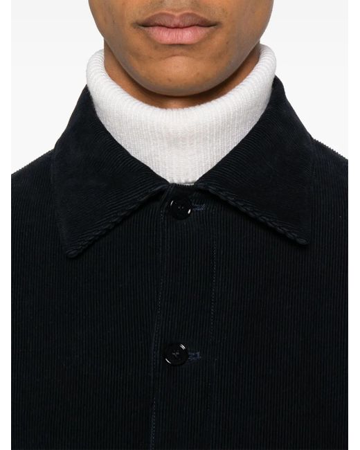 Fursac Black Denim Jacket for men