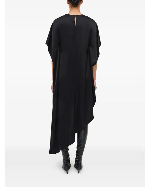 Jonathan Simkhai Black Sadia Asymmetric Mini Dress