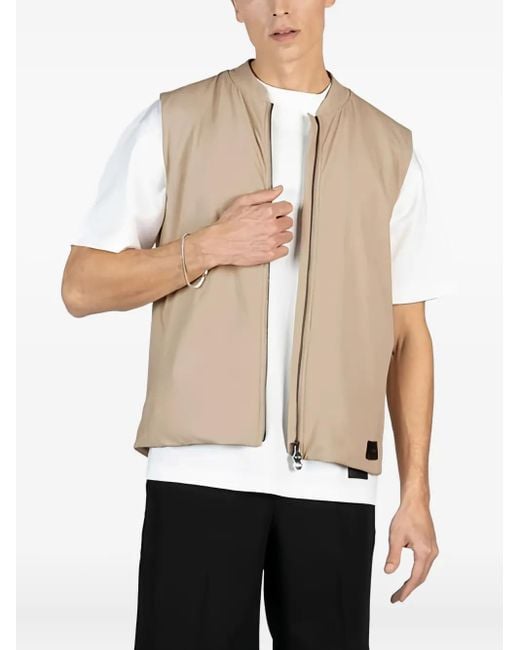 BALR Natural Zip Sleeveless Gilet for men