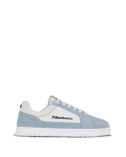 Barebarics Blue Legend Panelled Perforated Sneakers