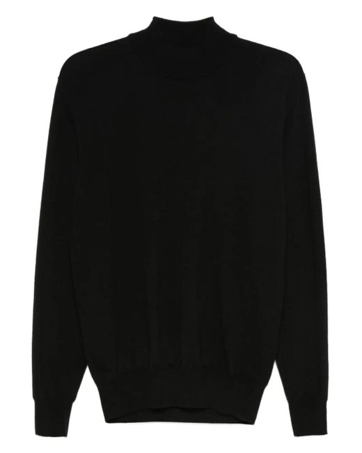 Altea Black Wool Sweater for men