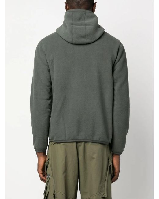 K-Way Gray Reversible Zip-Up Fleece Jacket for men