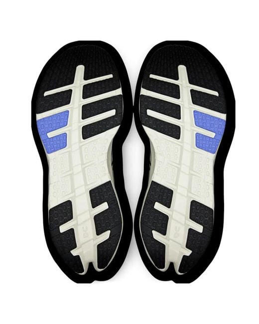 On Shoes Gray Cloudrunner 3 Logo-Detail Sneakers for men