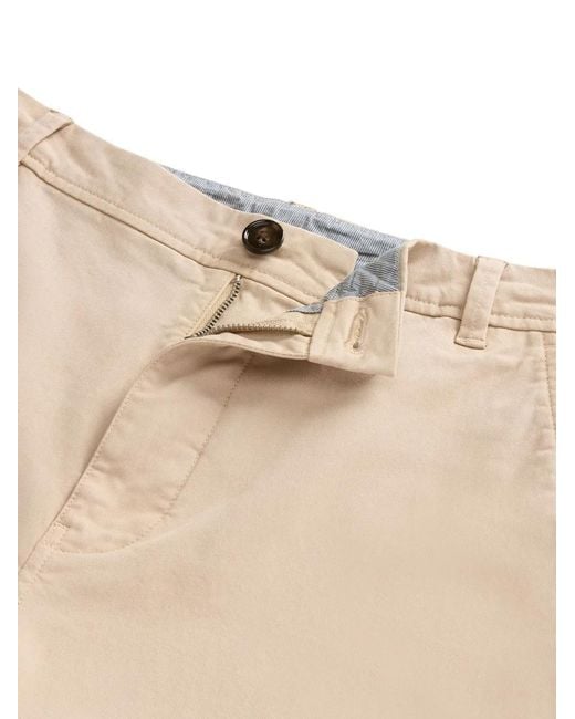 Woolrich Natural Twill Straight-Leg Trousers