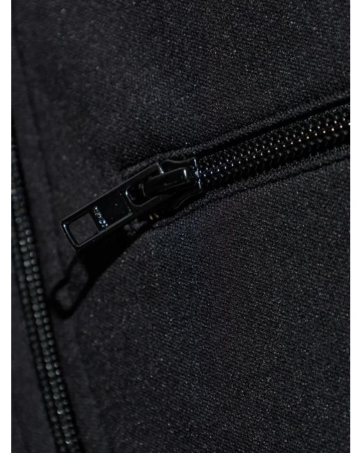 KENZO Blue Ligo-Appliqué Zipped Jacket for men