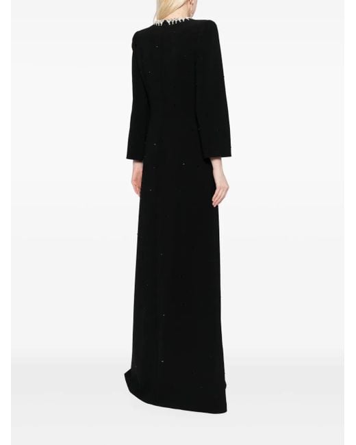 Jenny Packham Mars クレープドレス Black