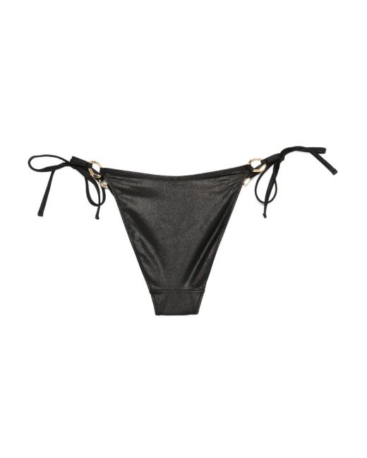 Agent Provocateur Black Chain-Embellished Bikini Bottom