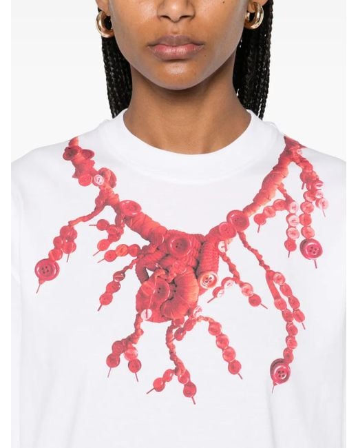 Moschino X Judy Blame プリント Tシャツ White