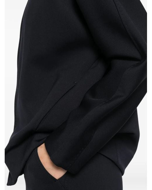 Max Mara Black Zip-Up Sweatshirt