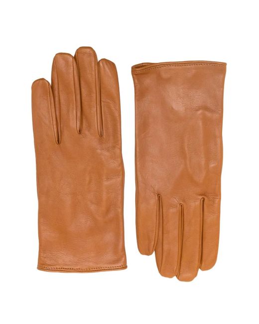 小物 ERNEST W. BAKER | LEATHER GLOVES Ernest W. Baker Leather Gloves in Brown for Men | Lyst