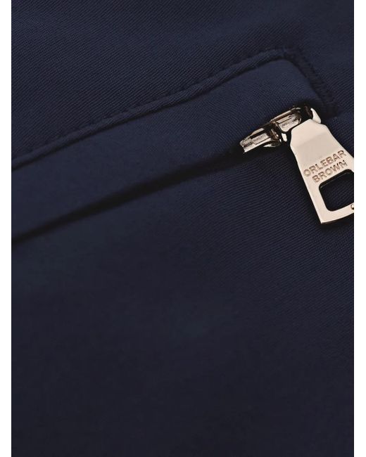 Orlebar Brown Blue Springer Buckle-Detail Swim Shorts for men