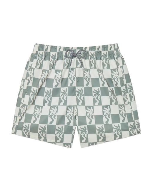 Boardies Badeshorts Mit Grafischem Print in Green für Herren