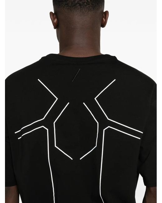 Thom Krom Black Printed T-Shirt for men