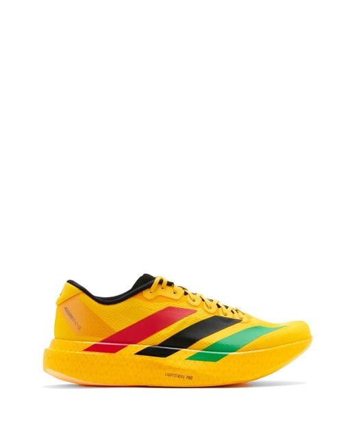 Adidas Yellow Adizero Evo Sl Wove for men